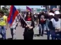 ماريا تشارك فى مسيره حاشده