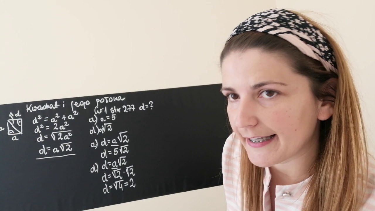 Kwadrat i jego połowa