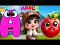 A for Apple | ABC phonics song | ABC for toddlers | B for ball | Baby ABC Song | ABCD |#kidssong