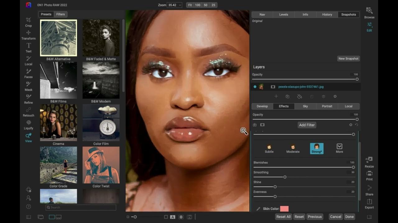 HyperFuze Photoshop Effect Tutorial Automatically create digital art - YouTube