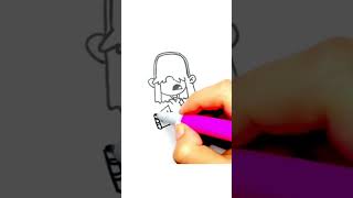 DRAWING LUCY LOUD FROM LOUD HOUSE 🏠#shorts #art #drawing #shortsfeed#fypシ゚viral #foryou #artshorts