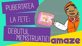 Pubertatea la fete: Debutul menstruației