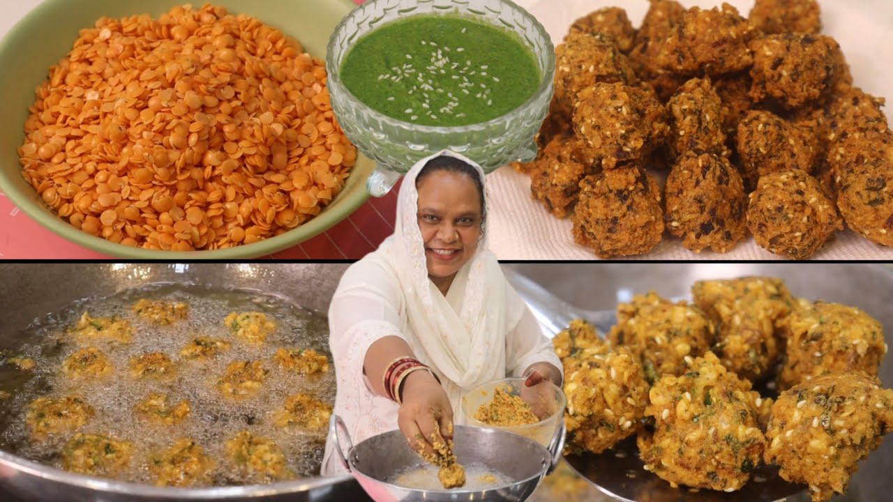 Masoor Dal Ke Bhajiye | Crispy Pakoda Recipe | Masoor Dal Ke Pakode | Bhajiya Recipe