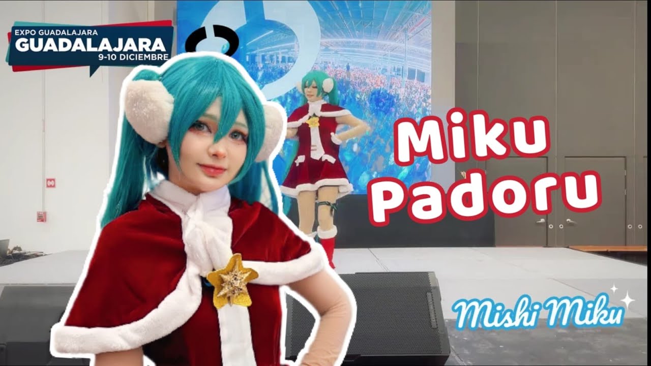Padoru Hatsune Miku Christmas (Mishi Miku) La Conco Guadalajara Dic 2023