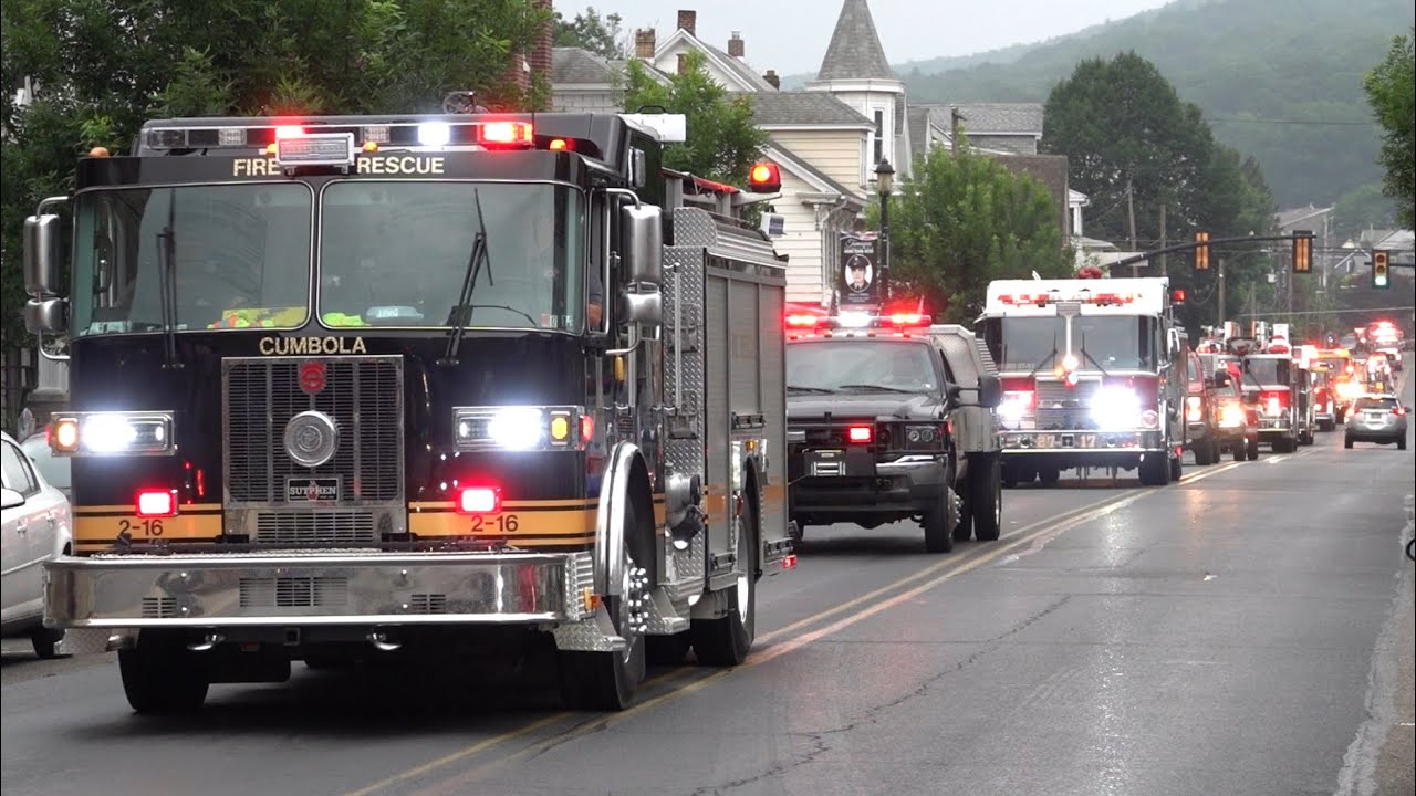 Citizens Fire Company of Tamaqua 2025 Block Party Fire Truck Lights & Sirens Parade