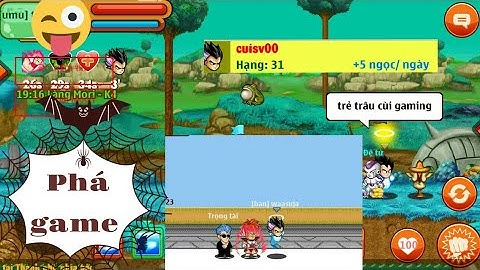 🐉ngọc rồng online - 1 ngày làm trẻ trâu của cùi