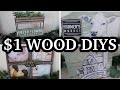 6 MUST SEE DOLLAR TREE WOOD DIY DECOR | DIY DECOR  YOU HAVE TO TRY!l | WOODEN DOLLAR TREE CRAFTS