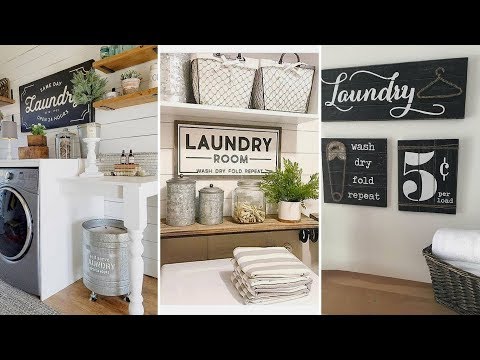 Diy Modern Farmhouse Style Laundry Room Decor Ideas Interior