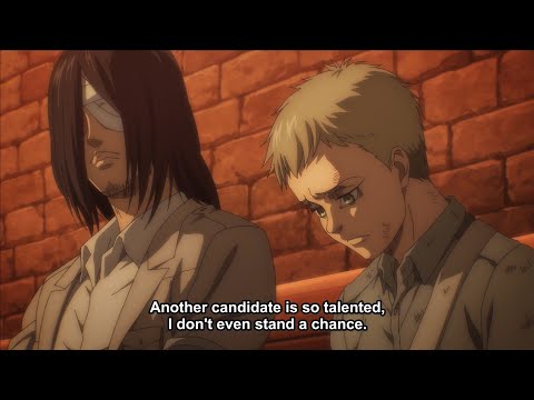 Attack on Titan Final Season | Adult Eren talks to Falco | 進撃の巨人 Final Season | エレン と ファルコ