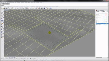 Rhino - Projecting roads onto a NURBS surface
