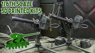 1/6th scale ECA 3D printed Water cooled .50 cal w/M2A1 heavy AA tripod full kit double feature