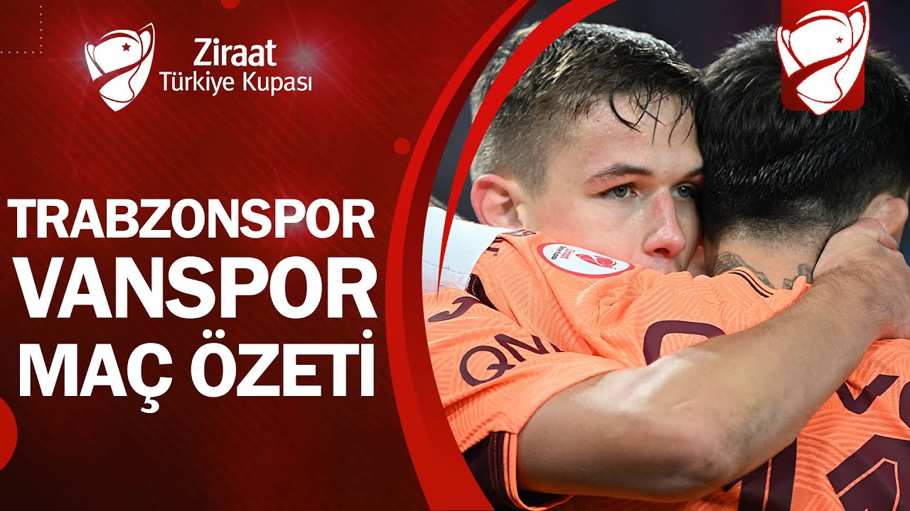 Trabzonspor 2-0 Vanspor | MAÇ ÖZETİ | Ziraat Türkiye Kupası 4. Tur Maçı | 03.12.2025