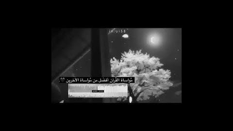 مقطع من القرآن الكريم | مواساة القرآن افضل من مواساة الاخرين ❤