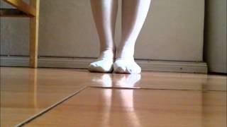 Beginner Pointe Work #3 ~prep in flats~ Faster Relevés