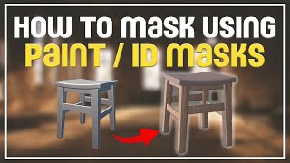 How to use the Paint/ID Masks in Quixel Mixer
