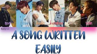 ONEUS- A Song Written Easily (쉽게 쓰여진 노래) Color Coded Lyrics Han|Rom|Eng