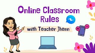 Online Class  Rules Simple and Easy to Understand|Learn with TeacherJhenn