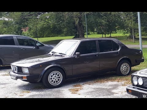 classic-cars:-1979-alfa-romeo-alfetta-2.0---walkaround-+-in-car-drive-experience!!-|-evomalaysia.com