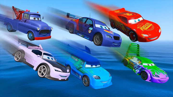 Cars Party Lightning McQueen Max Schnell Boost DJ Wingo Ivan and All Friends