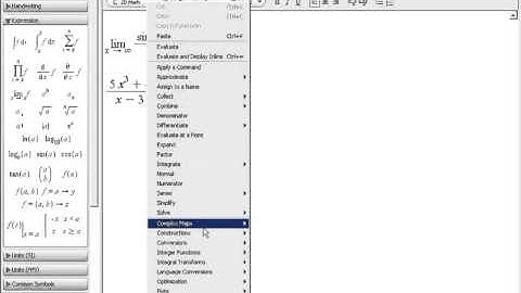 Maple Training: Finding Limits