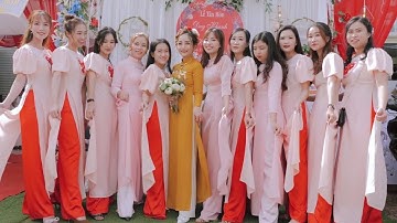 Đám Cưới Cô Dâu Trẻ Măng Có Răng Khểnh Xinh Đẹp Dịu Dàng Chuẩn Con Gái Miền Tây