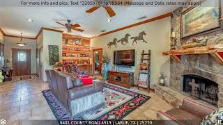 9401 County Road 4515 video tour