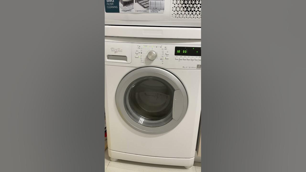 Whirlpool AWOC82120Unbalanced final spin 1200rpm on mixed fabrics