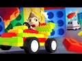 The Rocket Chasing Little Colorful Car | Funny New Episodes for Kids | Dolly and Friends 3D