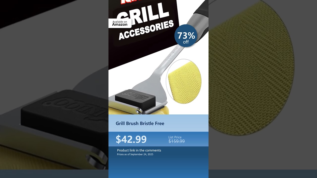 Grill Brush Bristle Free