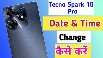 How to set date and time in Tecno spark 10 pro | Tecno spark 10 pro me time set/ date setting