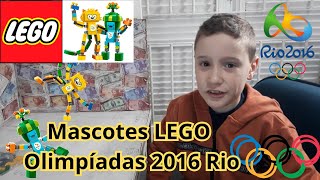 Mascotes LEGO Olimpíadas Rio 2016