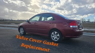 Kia Spectra's NEW Valve Cover Gasket?!