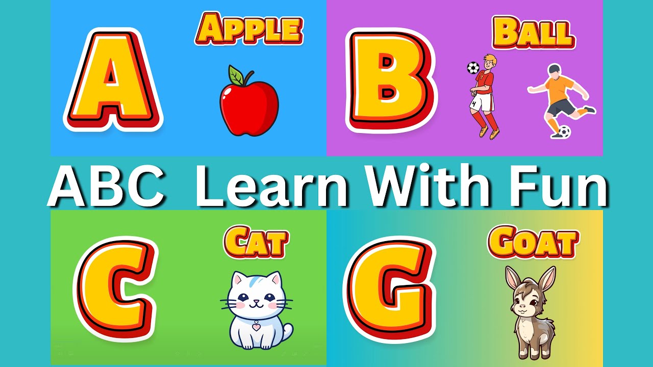 ABC song for kids + Alphabet rhymes + Alphabet songs + Learn & Fun ...