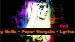 lady gaga - paper gangsta - lyrics