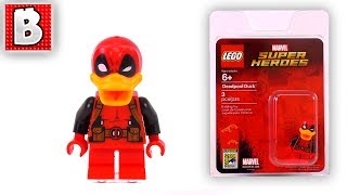 Exclusive LEGO Deadpool Duck Minifigure San Diego Comic Con 2017 | Unbox Review