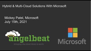 Hybrid & Multi-Cloud Solutions With Microsoft
