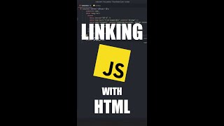 How to link a JS file to HTML! #shorts