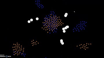 A boids system created in unity