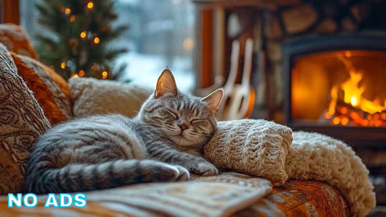 12 Hours Sleeping Music For Cats 🌌 Cat Sleep Music 🌊 Long Calm Soundscape For Cat Anxiety