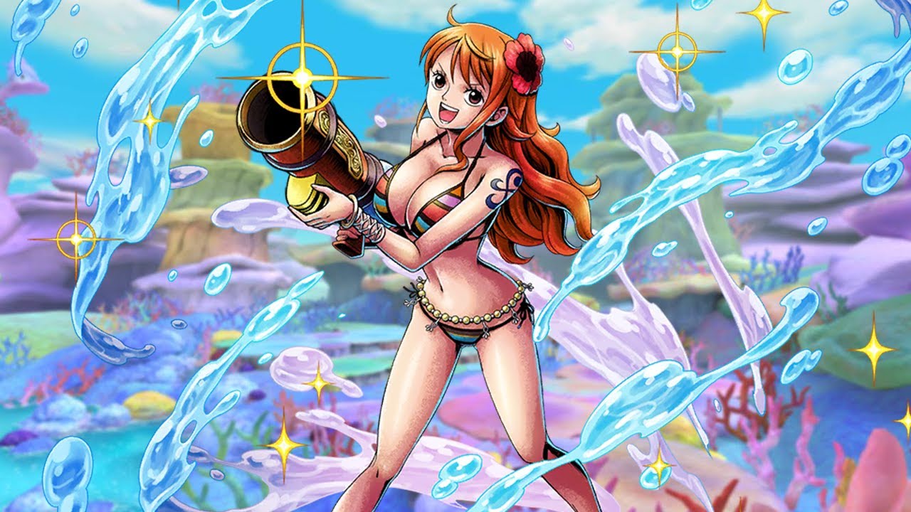 Bikini Nami Battles Beach body ready great runner one piece bounty rush - Y...