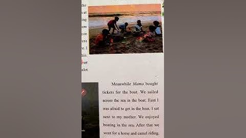 STD : 4th EVS chap -8 Riya Reached Uncle