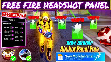Antiban FF Panel🔥Free Fire Injector🔥Ob51 Free Fire Hack😈FF panel Hack Mobile|FF Hack|FF Injector