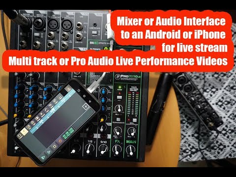 Usb Mixer Audio Interface To Android Or Iphone For Live Stream Multi Track Podcast Or Music Videos Youtube Usb Mixer Audio Interface To Android Or Iphone For Live Stream Multi Track Podcast Or Music Videos Youtube