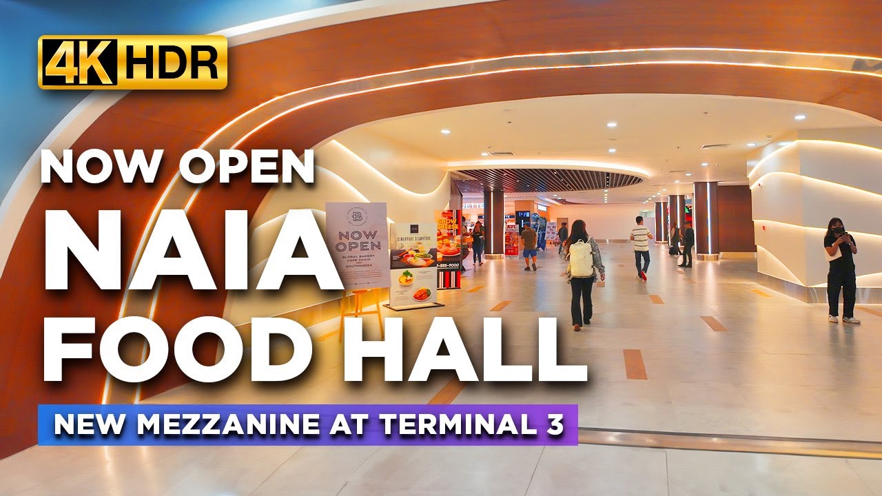 The NEW NAIA Mezzanine FOOD HALL is NOW OPEN! | Major Development Update at NAIA Terminal 3