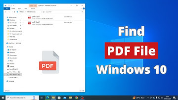 How to Find All PDF Files on My Computer in Windows 10