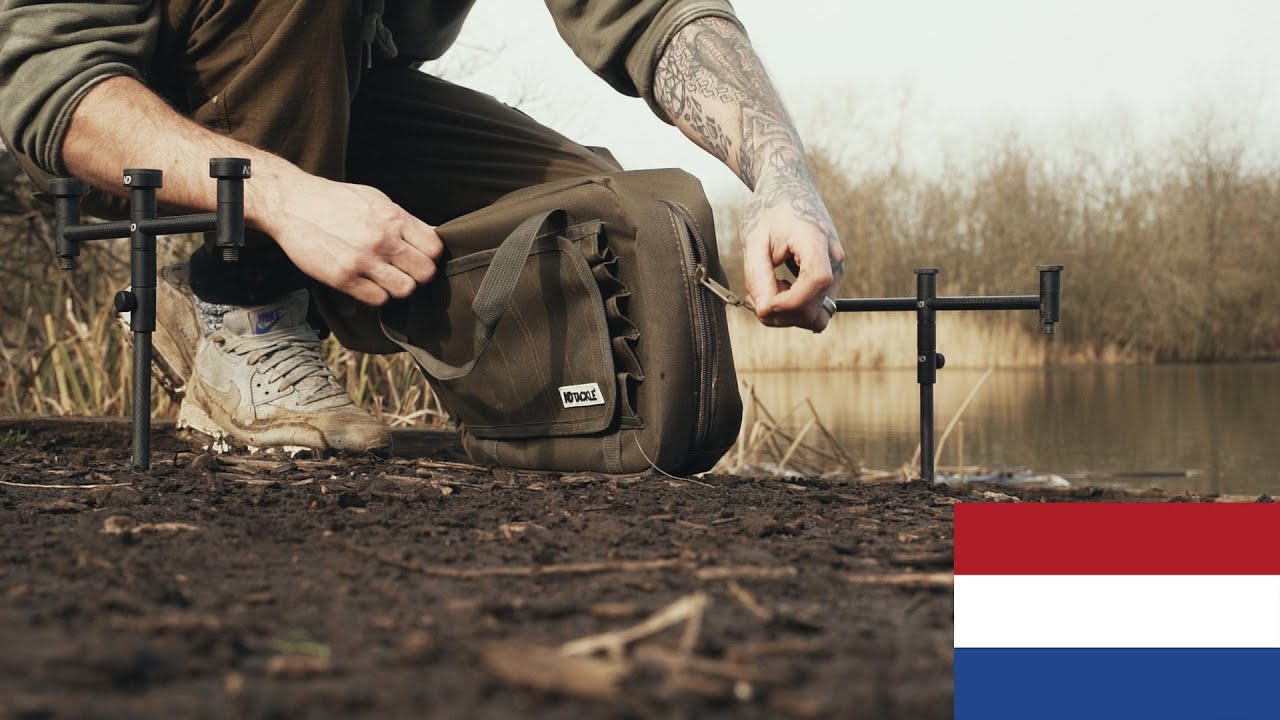 Carbon Buzz Bars |  elegante setup voor 3 hengels