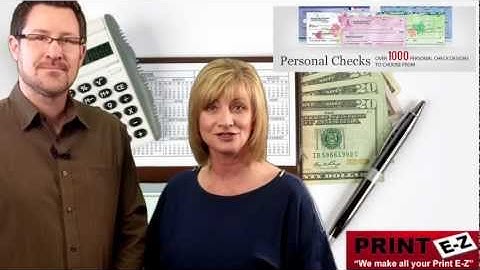 Personal Checks, Over 1000 Discount Deluxe Designer Checks To Order At Print EZ