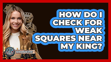 How Do I Check For Weak Squares Near My King?