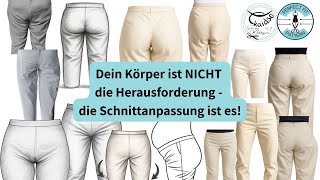 Hosenschnittmuster perfekt anpassen – Basic Fit Pattern
