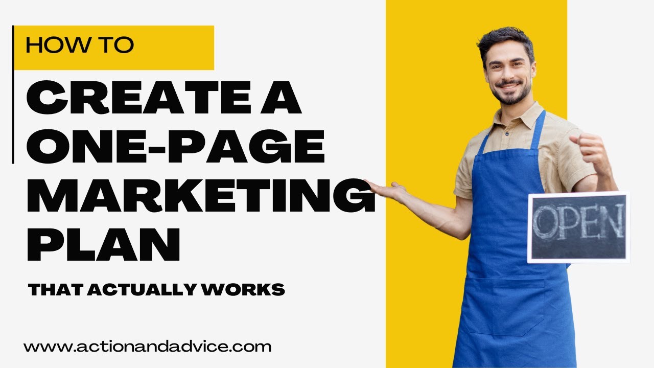 How to Create a One-Page Marketing Plan (That Actually Works!)